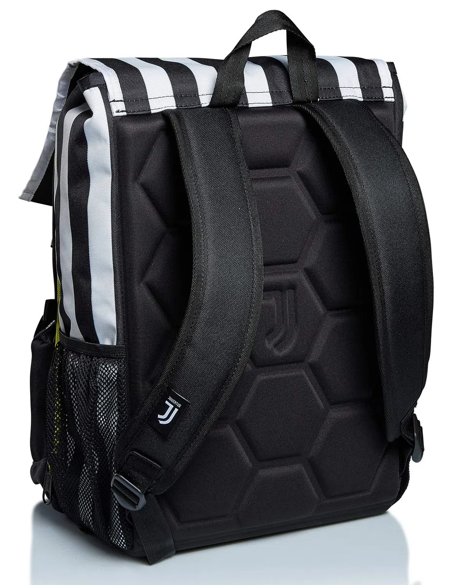 Zaino Estensibile Big Juventus, Best Match, Bianco e Nero, Scuola & Tempo Libero, con Orologio abbinato