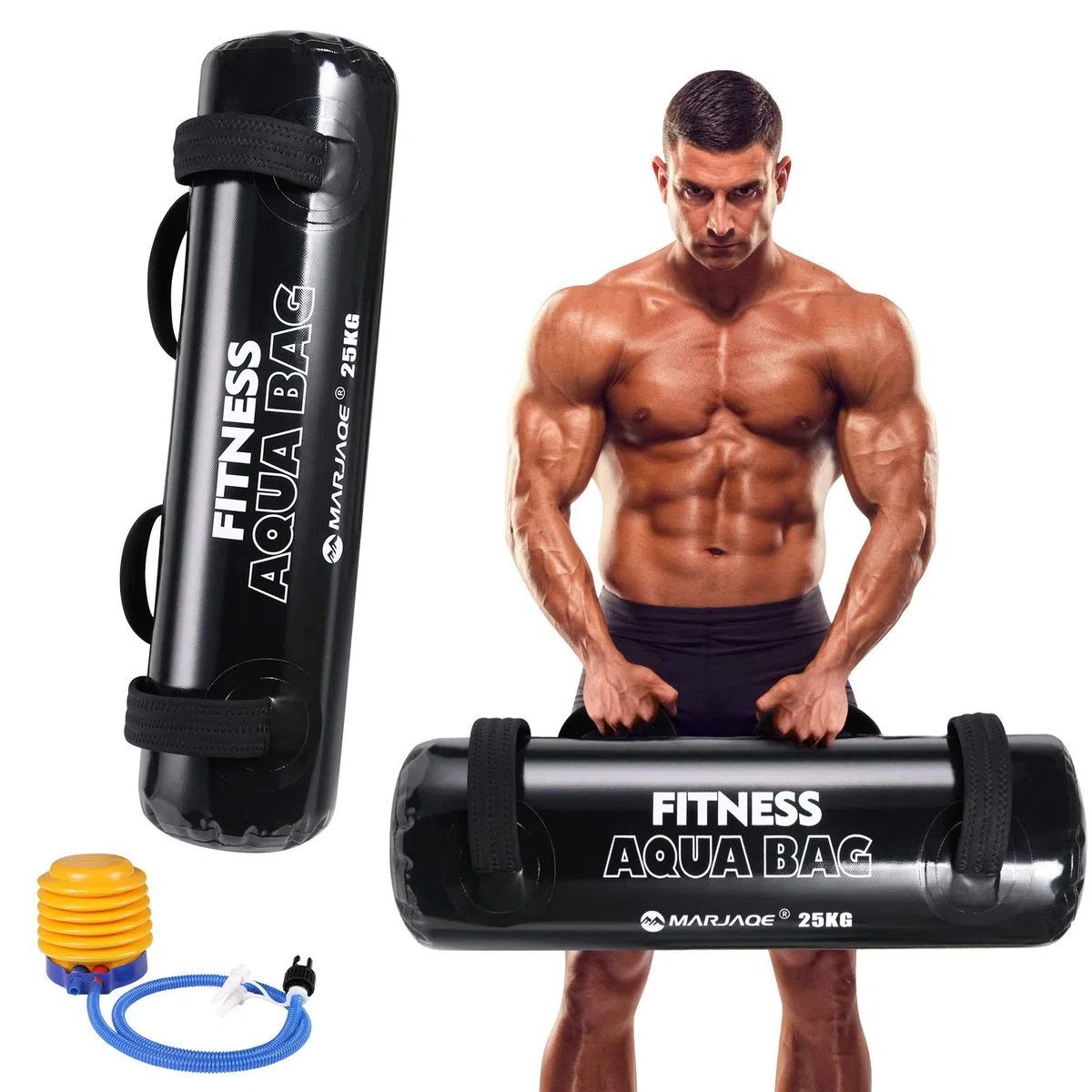 Flintronic Swing Stepper, Mini Stepper 2-in-1, Su-giù Steppers, Aqua Bag, Power Bag, per Allenamento Fitness Cardio Gambe Pancia Fianchi Casa Palestra