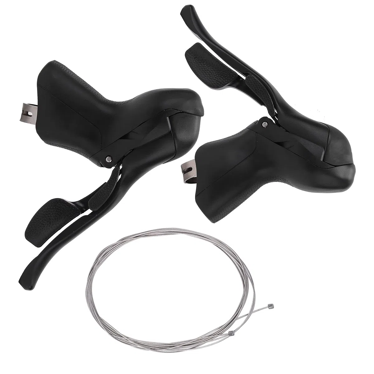 Set di leve del freno per bicicletta, in lega di alluminio resistente, per mountain bike e bici da strada, 2 unità con funzioni di sollevamento e abbassamento, 170 x 115 mm (3 x 7)