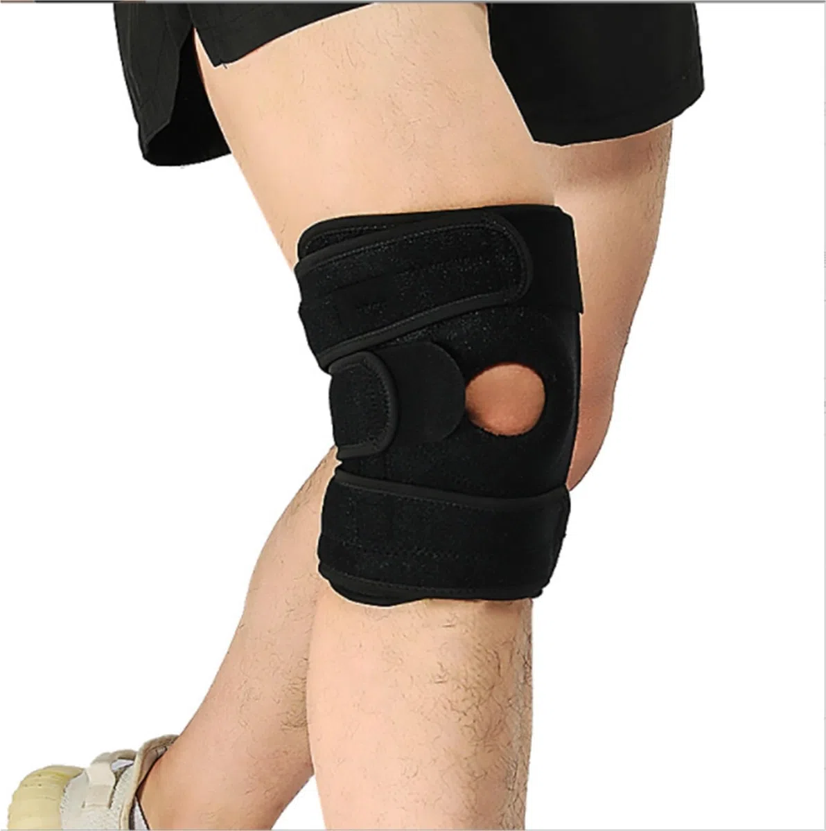 RUVOO Ginocchiere Palestra Ginocchiere for Uomo E Donna Impermeabili E Antiscivolo con Cinghie Antiscivolo Regolabili Ginocchiera Sportiva