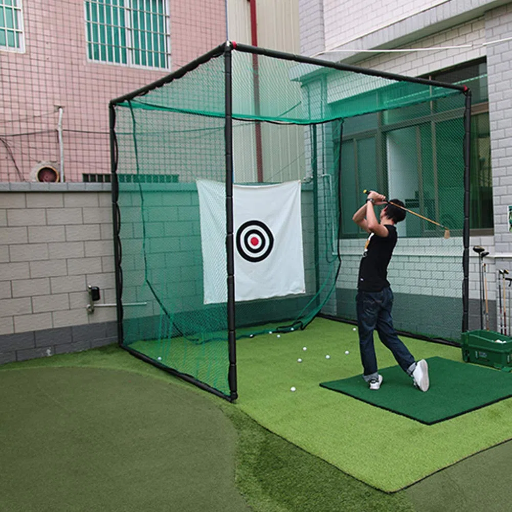 Rete da per Pratica del Golf, Rete per Colpire Bersaglio per Barriere, Rete Portatile per Allenamento Golf, Adatto per Esterni 3x3M