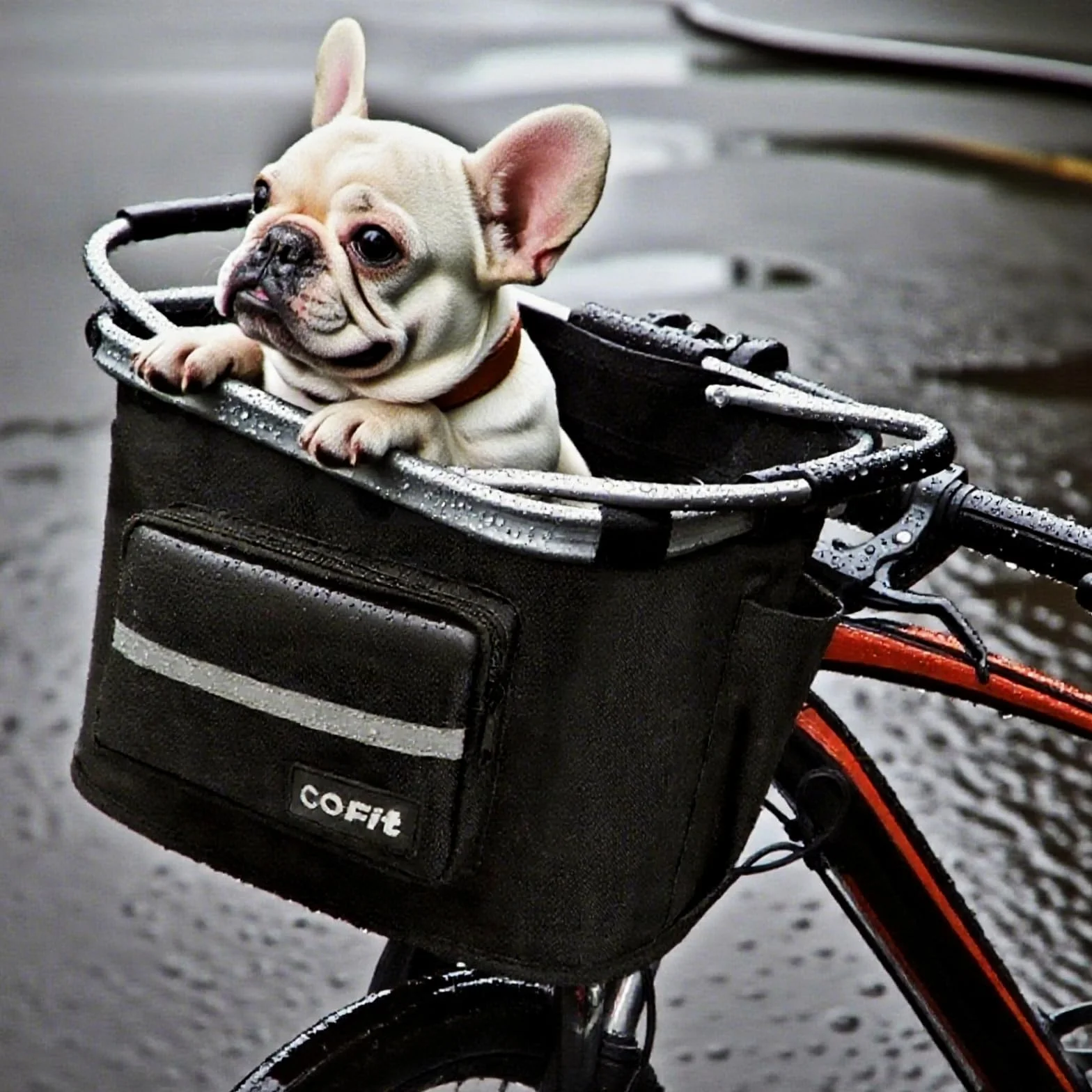 COFIT Cestino per Bici Staccabile, Cestino Multiuso per Biciclette per Animali Domestici, Shopping, Pendolari, Campeggio e Outdoor