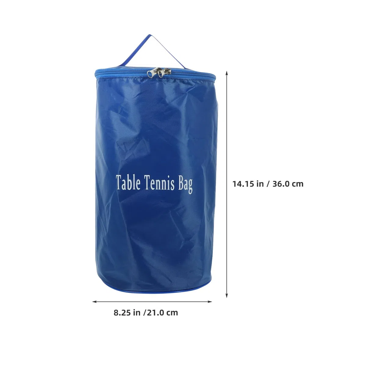 POPETPOP Borsa per Palline da Tennis da Tavolo Oxford Resistente Set da 2 Pezzi con Tasche Multiple Organizer Portatile per Allenamento Tennis da Tavolo Pickleball e Golf per Viaggi