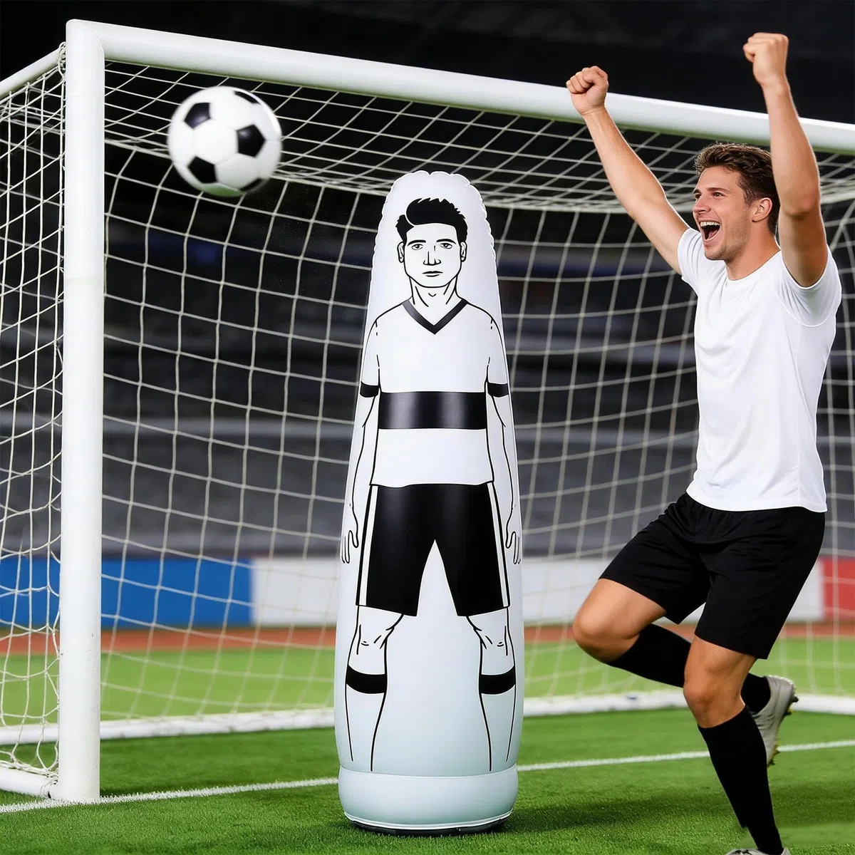 Muro di addestramento di calcio, PVC resistente ad alta protezione pratica di agilità | Muro di allenamento di calcio per custode e difensore | per adulti giocatori appassionati adolescenti
