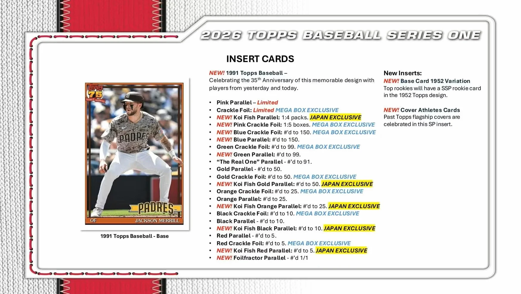 2026 Topps Baseball Serie 1 Value Blaster Box