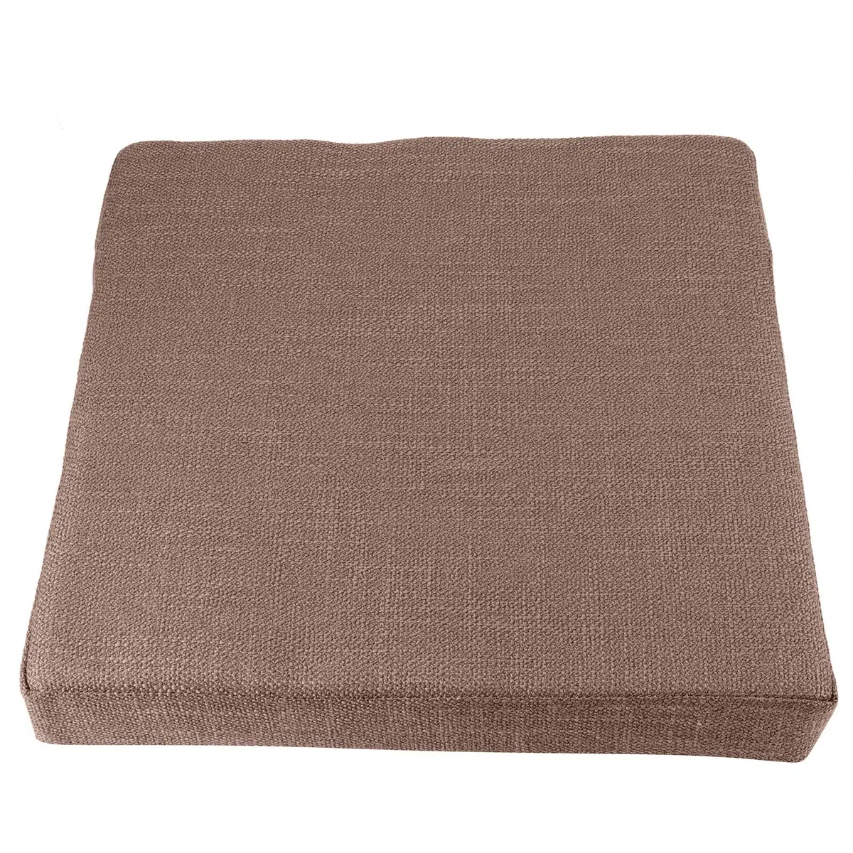 Tappetino da meditazione, cuscino estraibile, ispessito per pavimento, yoga, cerimonia del tè, decorazione delle finestre, meditazione, (lino quadrato marrone)