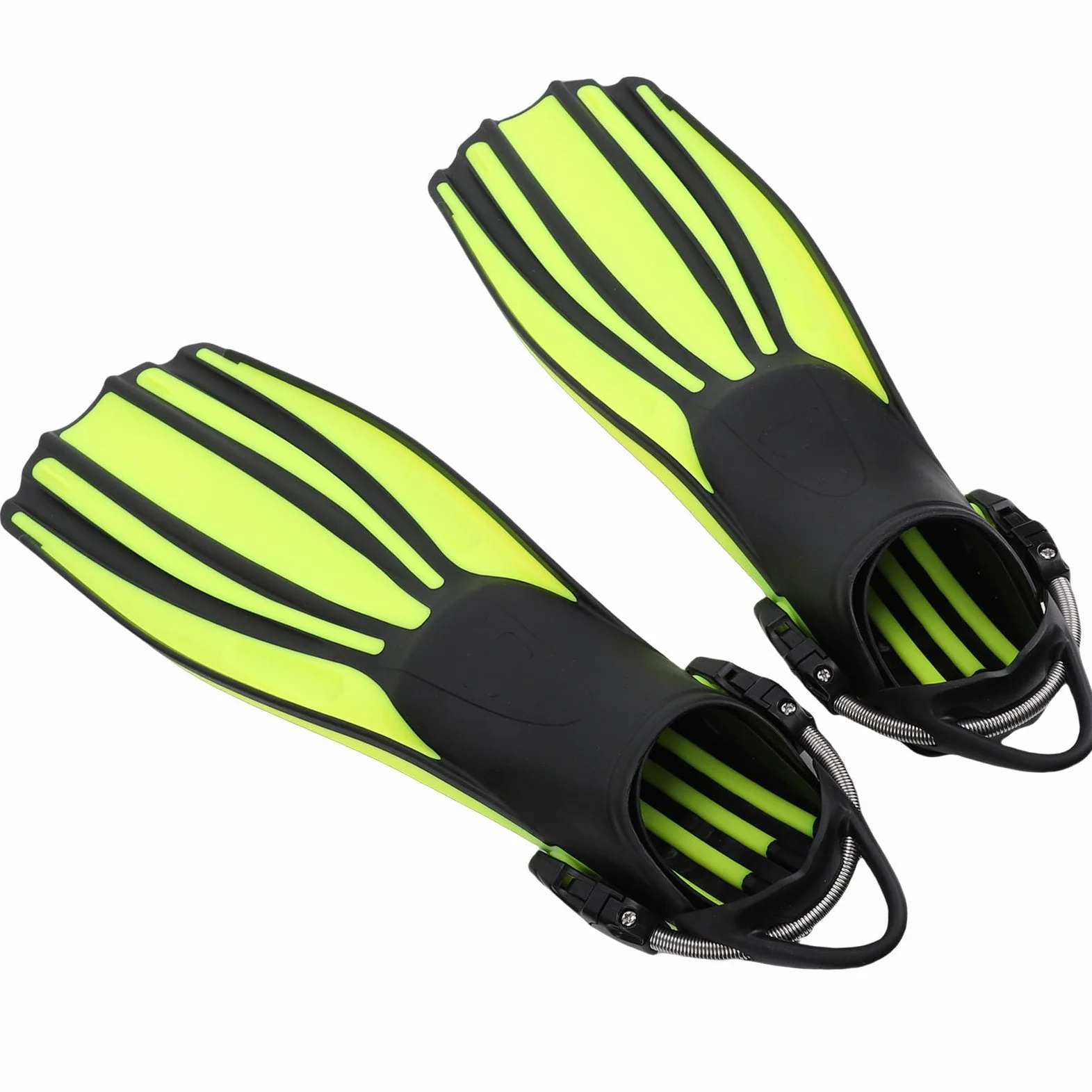 Alomejor Pinne per Immersione in TPR Premium, Fibbia Regolabile, manovrabilità Migliorata per lo Snorkeling e il Nuoto
