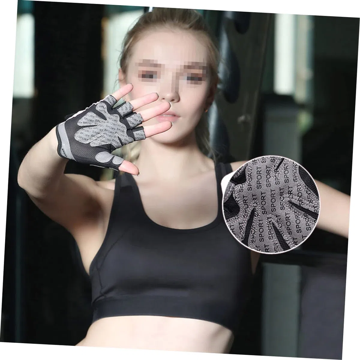 Yardwe 2 Pezzi Guanti Da Donna Guanti Da Donna Guanti Sportivi Da Donna Guanti Da Allenamento Mezzi Guanti Per Sollevamento Pesi Manubri Antiscivolo Fitness