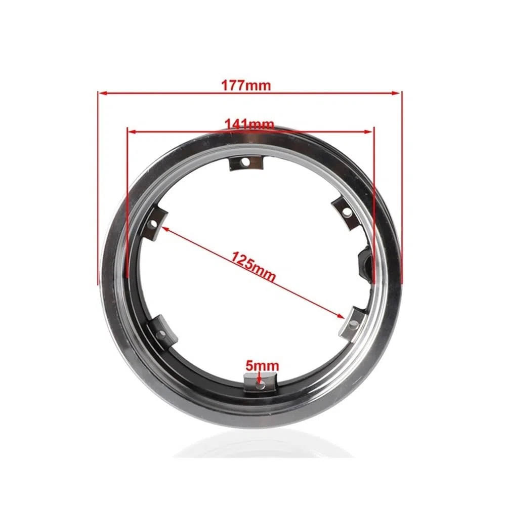 Anello mozzo integrato da 6,5 ​​pollici adatto for cerchio Dualtron Mini 5 Dualtron