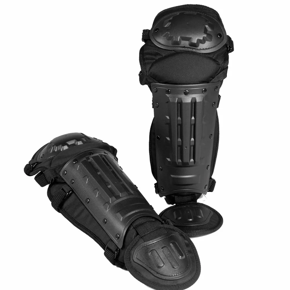 Mil-Tec Unisex – Adulto Anti RIOT Parafango Nero Taglia Unica