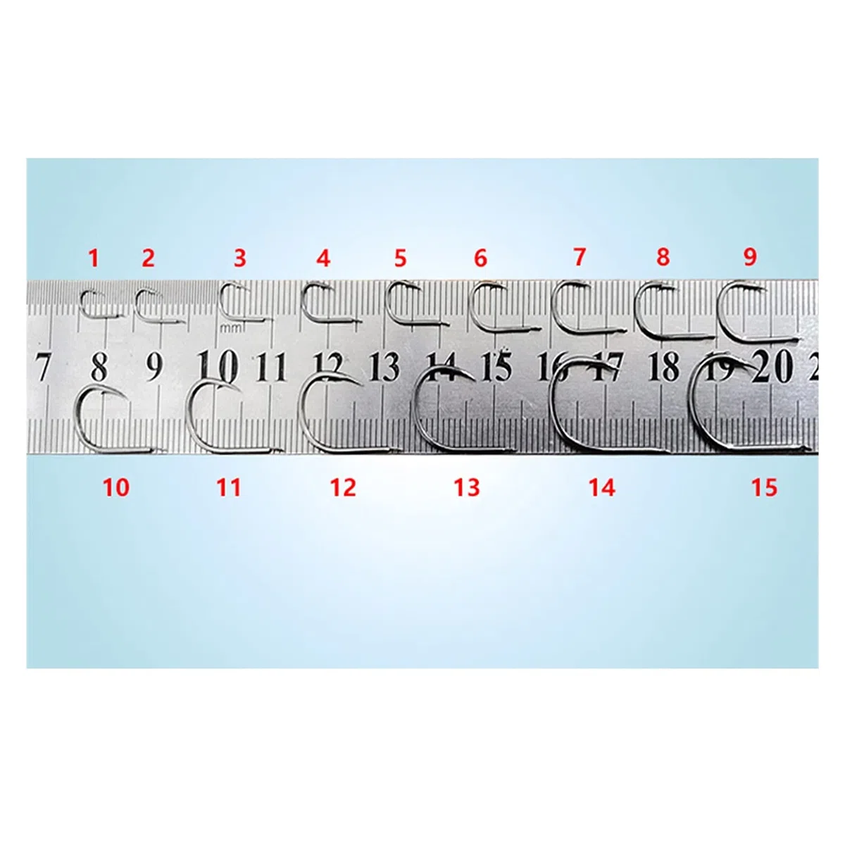 caihuashopping Ami da Pesca Circle Hook Vendita di Bulk 1000 Pezzi/Lotto Gancio da Pesca con Gli Occhi da Pesca Ganci 3# -15# Fishhooks Accessori da Pesca all'Ingrosso Gancio da Pesca