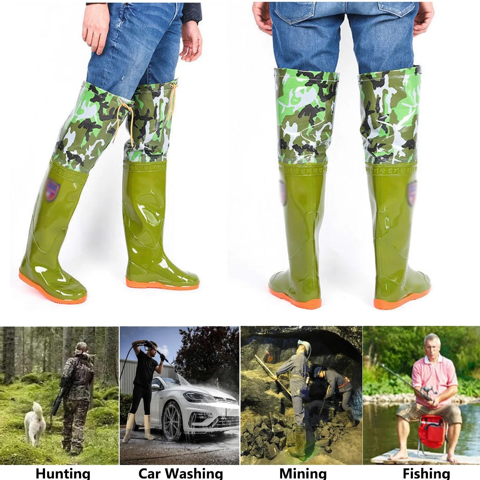 Trampolieri da Pesca | Trampolieri da pesca, Trampolieri da pesca unisex Verde Taglie multiple(5 UK)