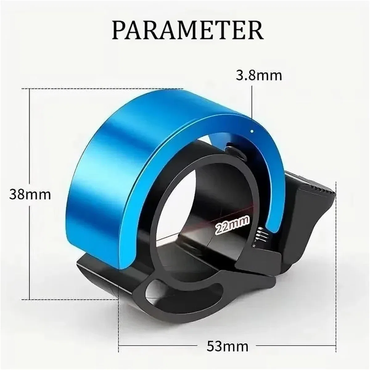 Campanello per bicicletta 10 pezzi Soud Uso per la sicurezza della bici Chiamata Ciclismo MTB Manubrio Corno Accessori per bici Campanello per bicicletta