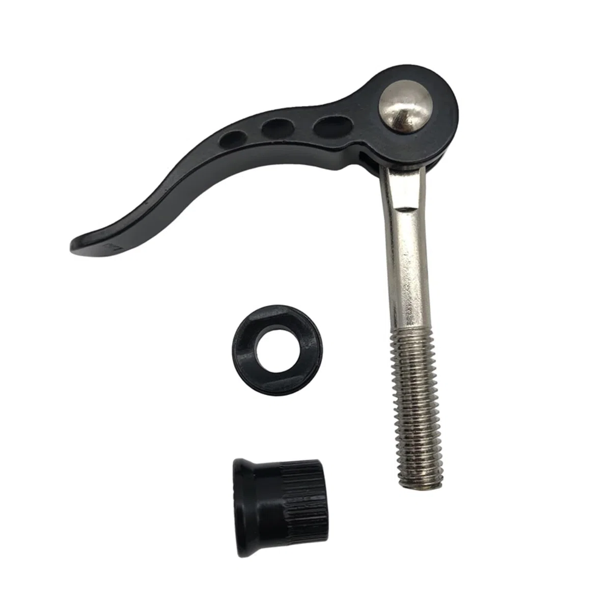 1 pz M8 50/55/60/65/75 mm Vite a sgancio rapido Morsetto reggisella bici Bullone spiedino in alluminio Ricambi for ciclismo Strumento,Morsetto per reggisella bicicletta(M8x75mm Silver Color)