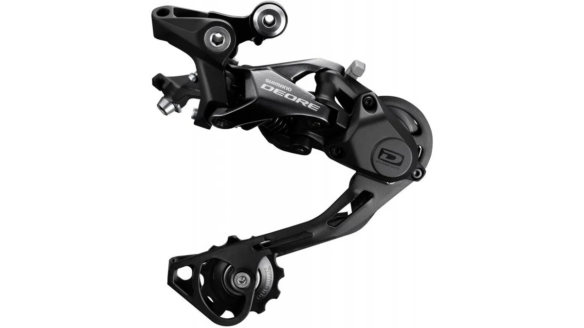 Shimano Deore RD-M6000-GS, Deragliatore Posteriore, Nero