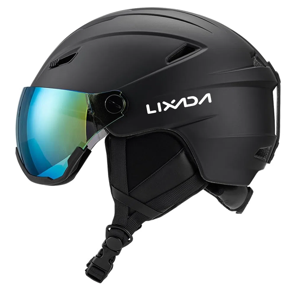 Lixada Caschi da Sci, Casco da Sci Integrato Casco da Snowboard per Uomo e Donna con Visiera Rimovibile