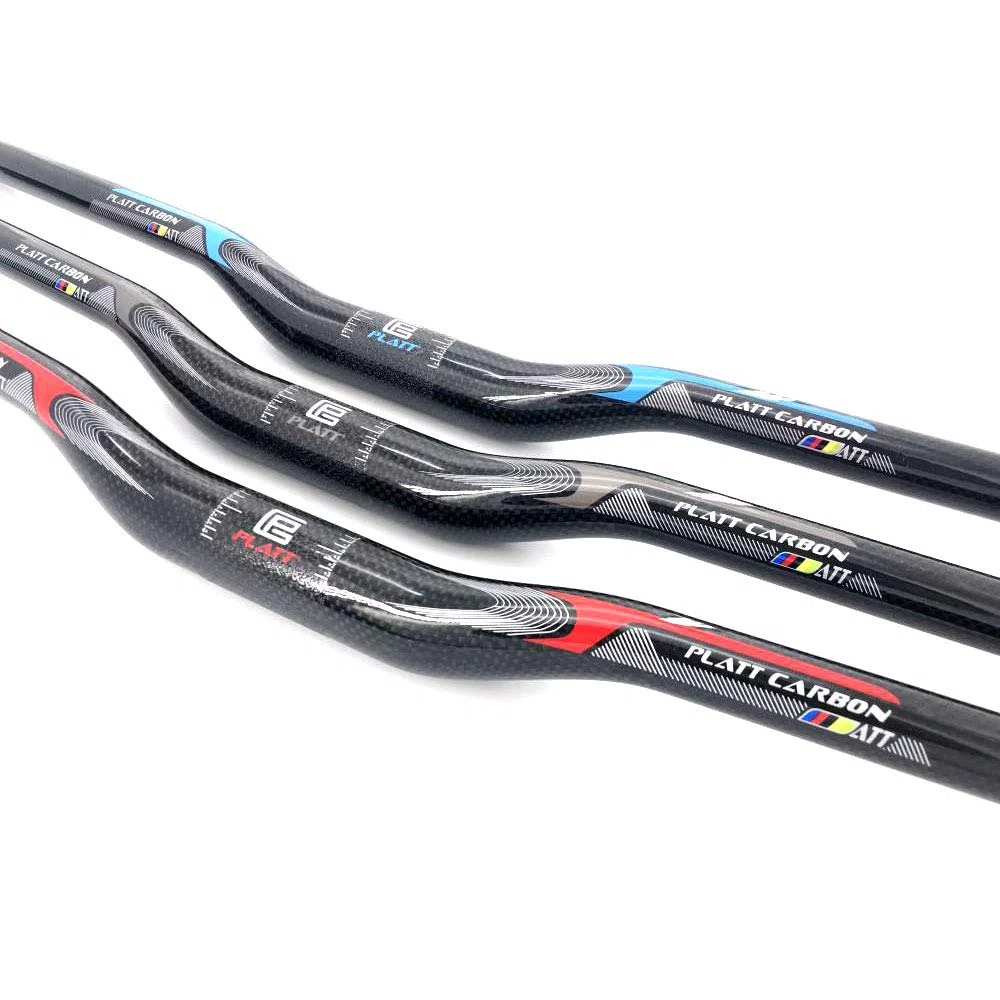 Manubrio Mtb Fibra di carbonio completa Mtb. Manubrio Swallow Light 3K Gloosy flat 31.8mm * 500 520 540 560 580 600 620 640 660 680 700 720 740 760mm Manubrio Mtb Carbonio (Color : 660mm)