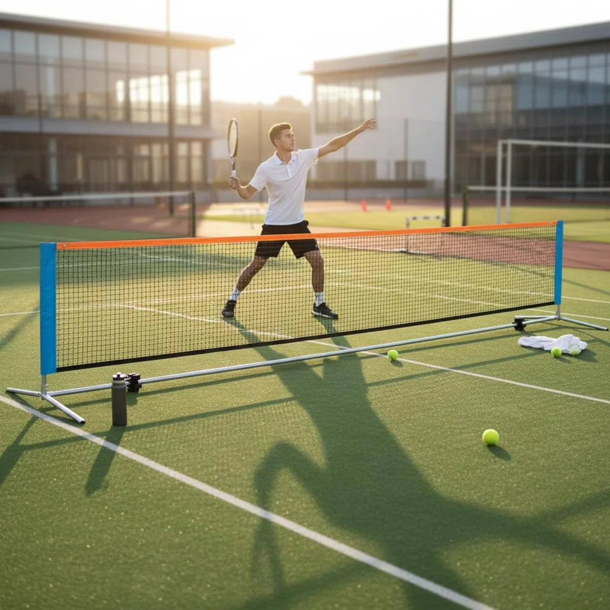 Rete da Tennis Portatile Multiuso, 5.1 Metri, style to 9