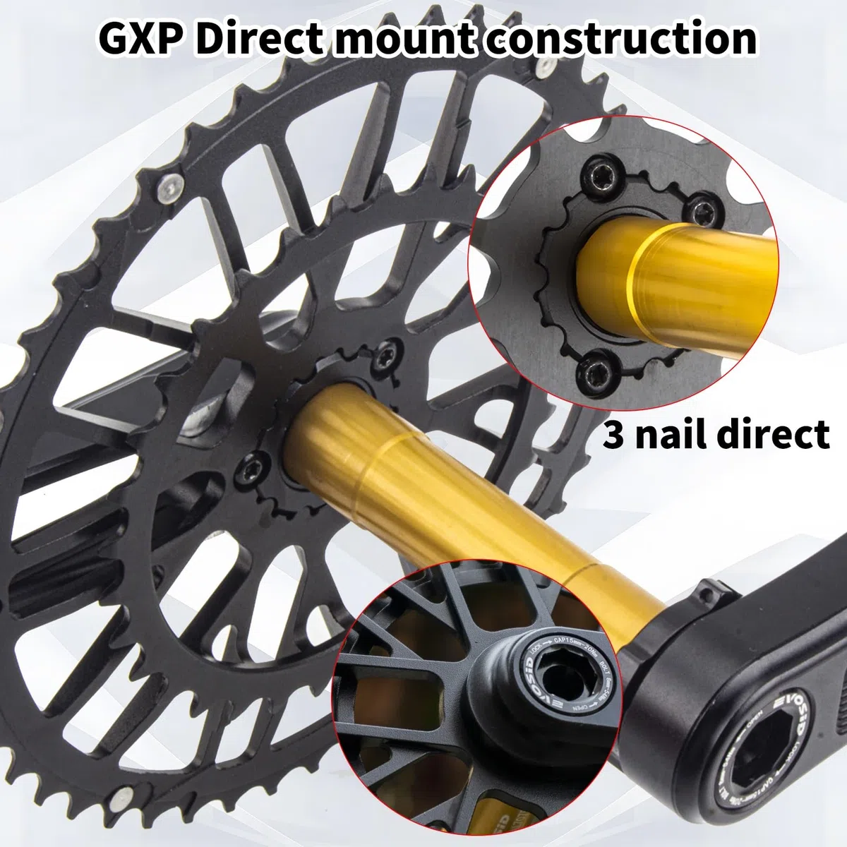 Guarnitura per Bicicletta da Strada con Doppia Corona GXP 46-30T/48-32T 165/170/175mm Integrata Cava Set di Pedivelle con BB Compatibile con 8-12 velocità(170mm Silver,46-30T)