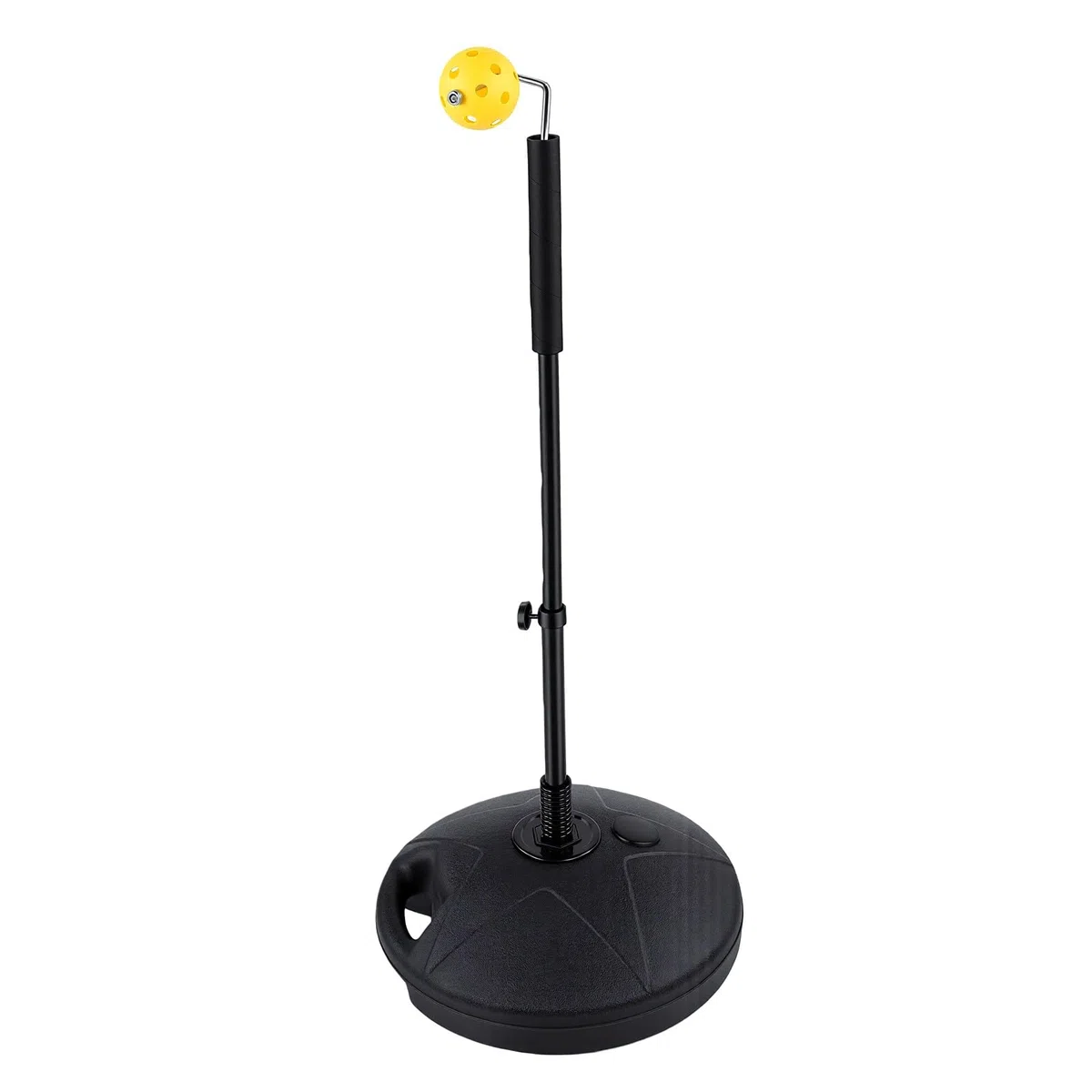 Allenatore da Tennis Topspin, Altezza Regolabile da 75 a 100 Cm, Attrezzatura per Allenamento da Tennis con Design di Rimbalzo, Dispositivo per Allenarsi con Base di Riempimento con Sabbia e