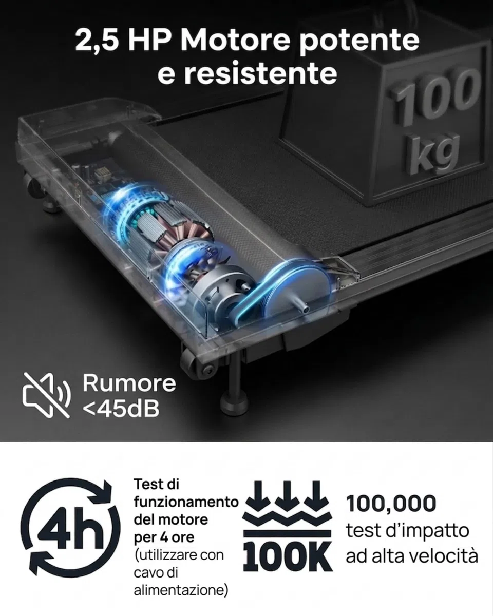UREVO Tapis Roulant Elettrico con Inclinazione 9%, Walking Pad Sotto Scrivania Silenzioso 2.5HP, Display LED e Telecomando, Mini Tappeto da Corsa Salvaspazio con Telecomando per Casa e Ufficio