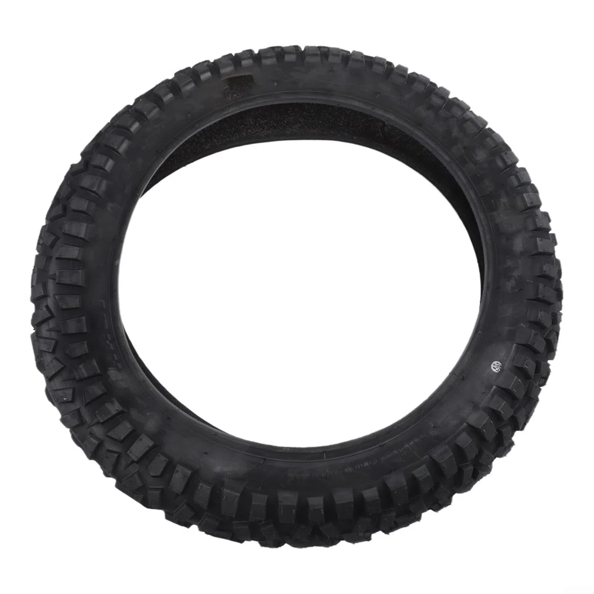Pneumatico largo in gomma, 20 x 5 cm, per fuoristrada fuoristrada con migliore stabilità di trazione, adatto per bici elettriche da 20", nero