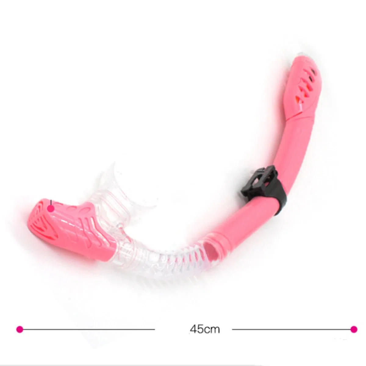 Occhialini da Snorkeling Rosa per Ragazzo Ragazza, Set Tubo | Silicone, Finestra Unica, Fascia Elastica, Drenaggio Unidirezionale, Ampio Angolo di Visione e Comfort Aumentato