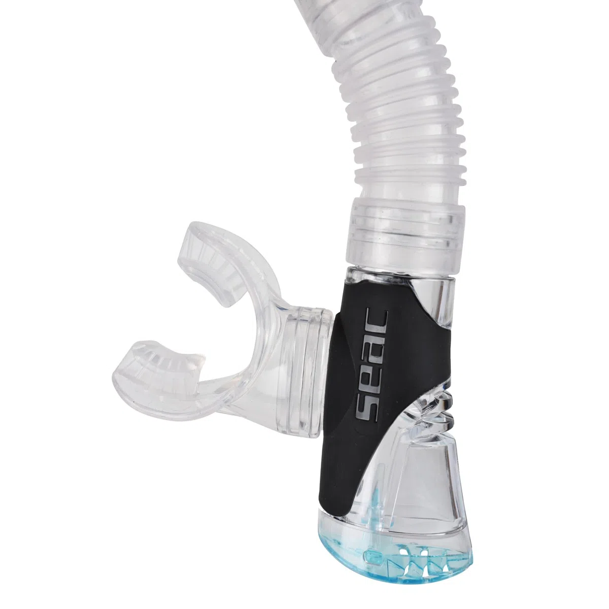 SEAC Sprint Dry Set Snorkeling con Pinne a Cinghiolo Regolabile, Maschera e Snorkel con Dry Top Unisex Adulto