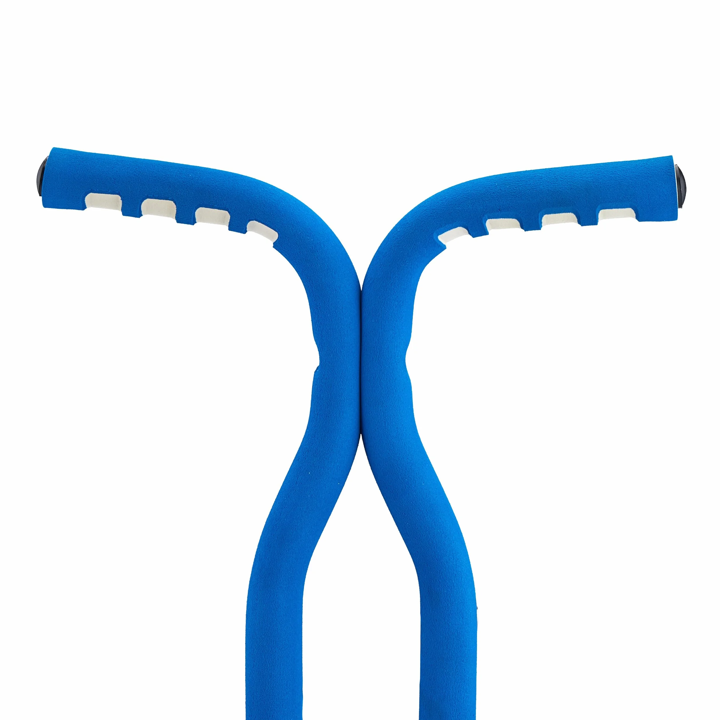 Relaxdays Salterello per Bambini, Pogo Stick, Bastone Salta-Salta, regge 60 kg, Impugnatura Imbottita, Acciaio Inox, Blu