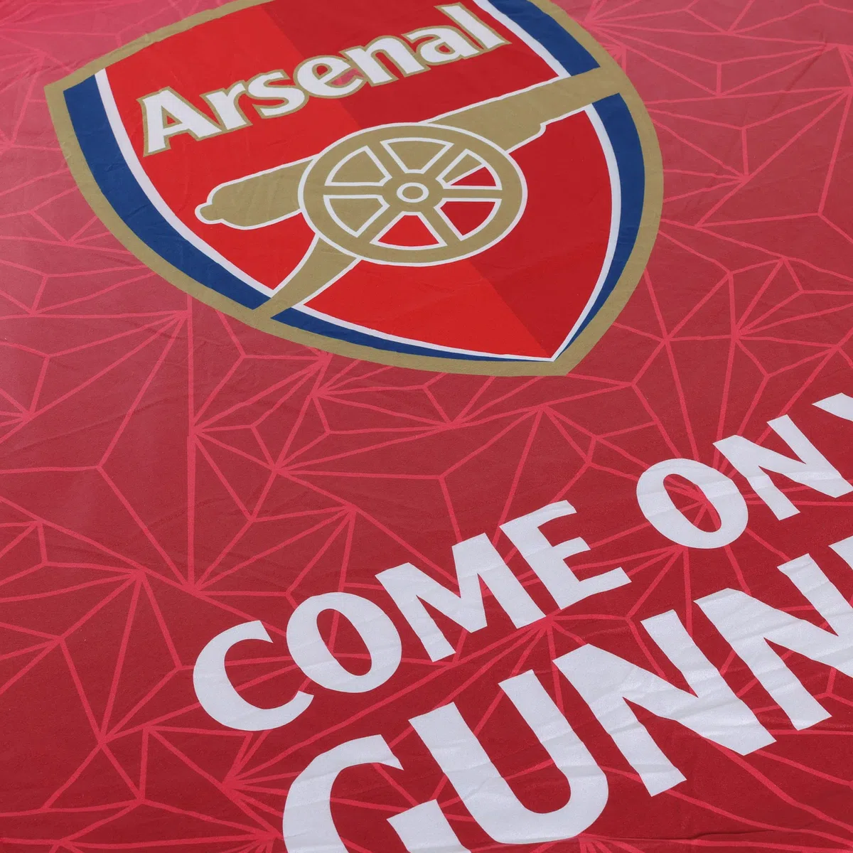 Arsenal FC EPL Slogan Sherpa - Coperta in peluche