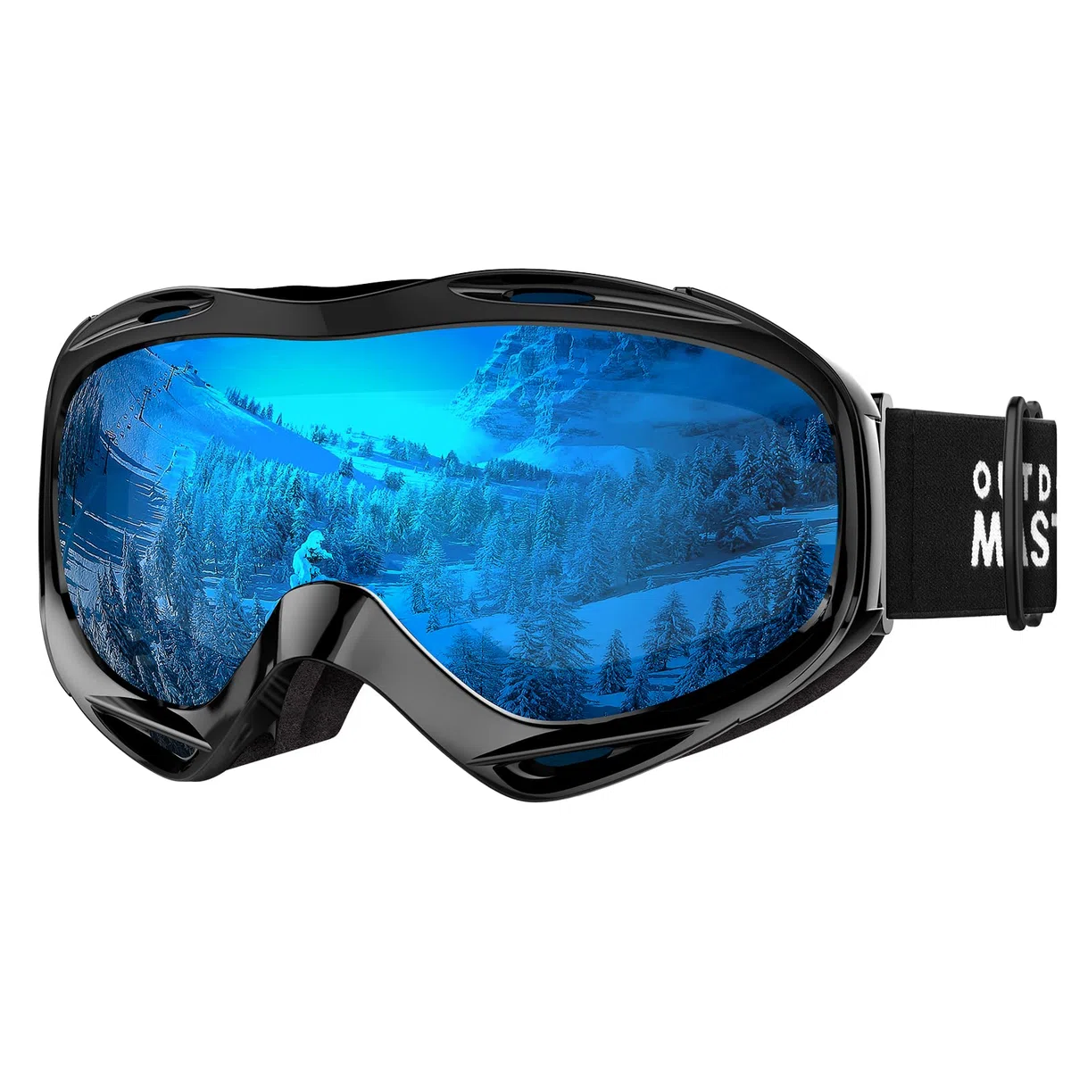 OutdoorMaster Occhiali da sci OTG e da snowboard per uomini, donne e giovani – protezione al 100% dai raggi UV