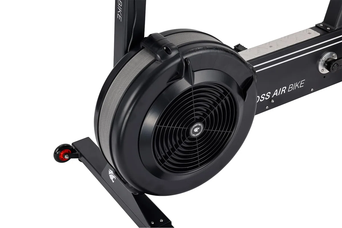 Air Bike Cross Trainer con Resistenza ad Aria e 10 Livelli | Assault Bike Home Gym con Display Bluetooth, Cardio Total Body fino a 300 kg