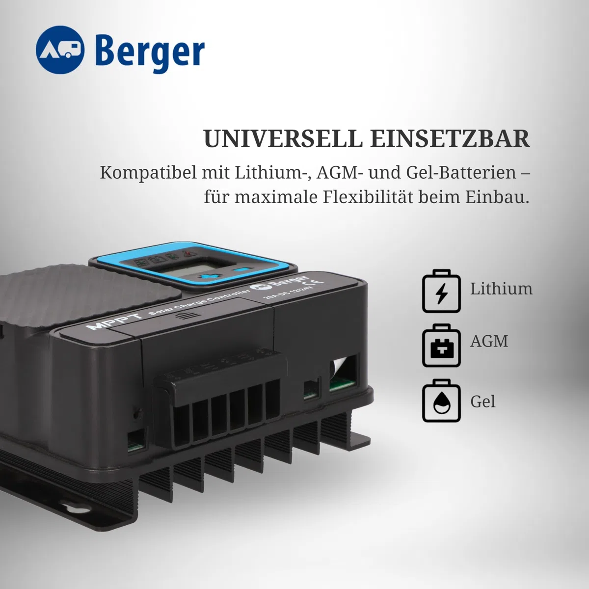 BERGER | Set Pannelli Solari Flessibili 100W Deluxe Flex - Pannello Solare Pieghevole con Regolatore MPPT 20A, Alta Efficienza 23%, Pannello Solare Portatile Campeggio per Camper, Barche e Tetti