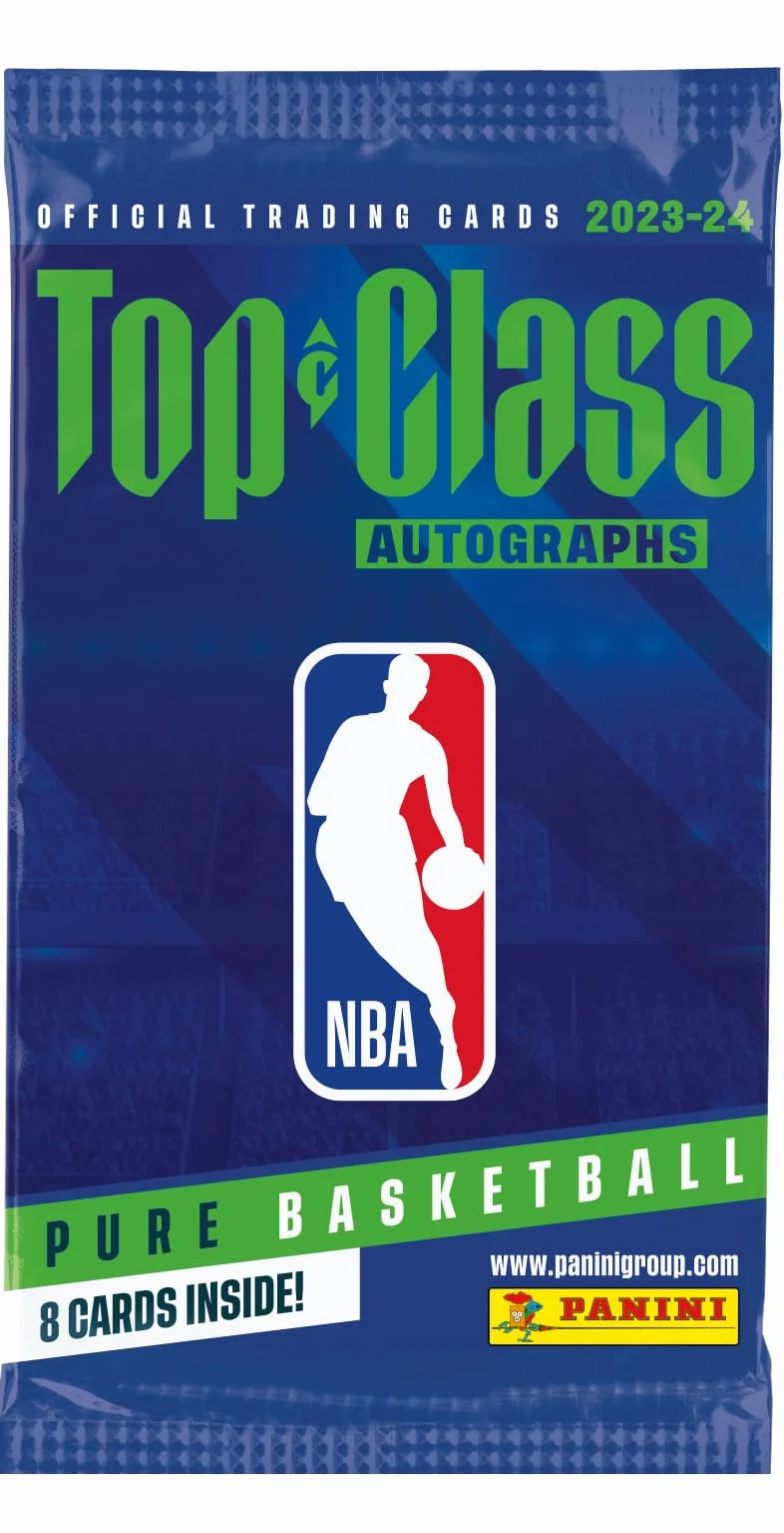 Boîte stickers - PANINI - NBA Top Class Autographs 2023-2024 - Contient 24 pochettes de 8 cartes
