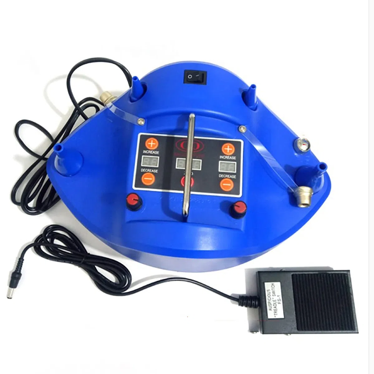 Pompa elettrica per palloncini con timer digitale e pedali per gonfiaggio efficiente a matrimoni e feste