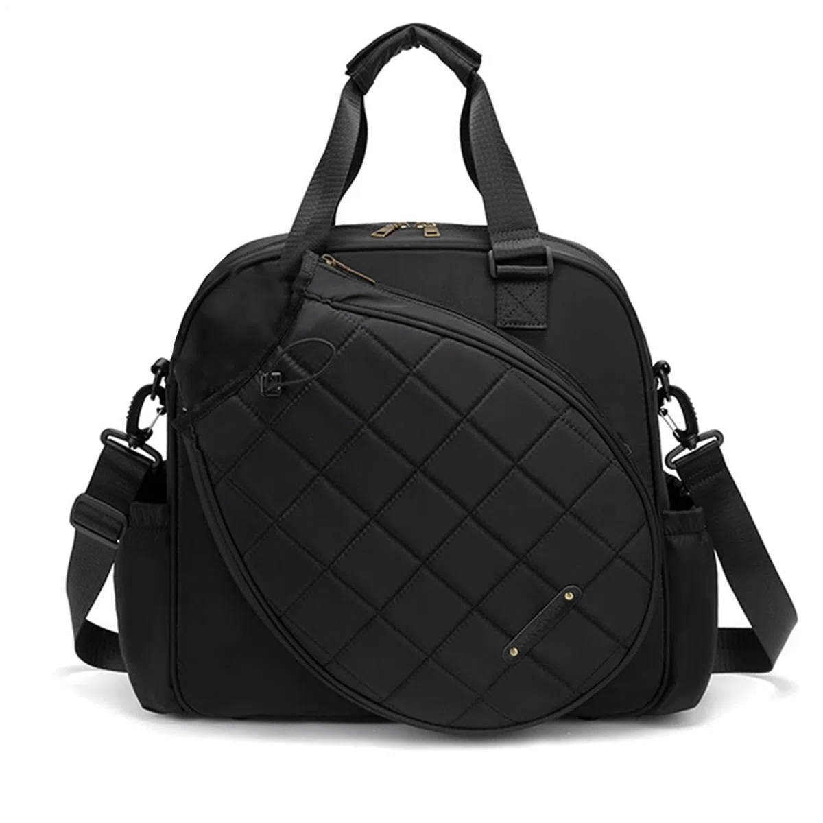Generico Borsa da tennis da donna, Borsa per racchette da tennis - Zaino da impermeabile di grande capacità - da per adulti regolabile con manico per uomo donna, contiene racchette da badmi