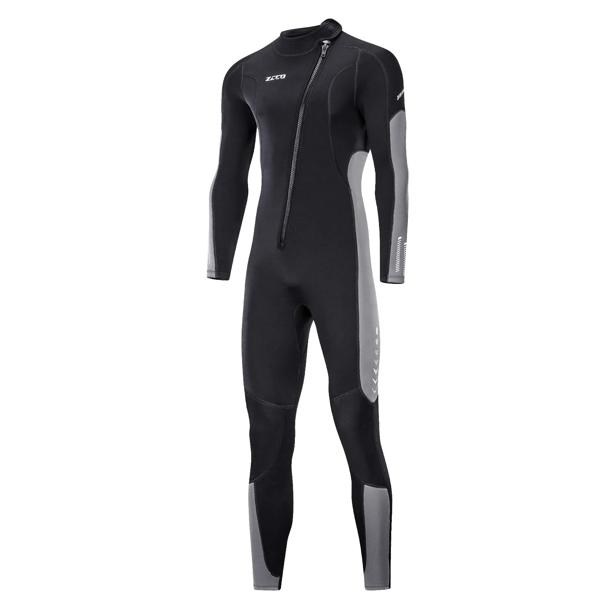 Muta da uomo e da donna, in neoprene, 3 mm, con cerniera frontale, per immersioni, surf, acqua fredda