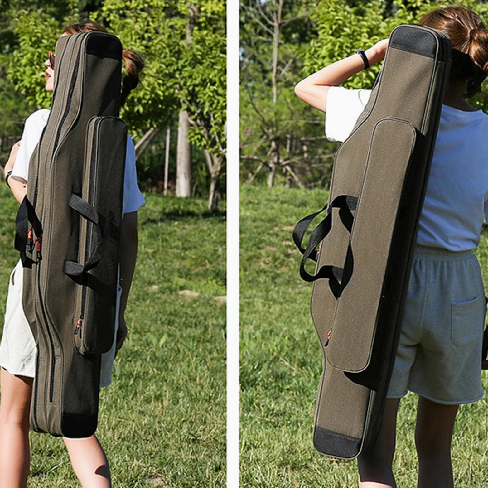 Borsa per canne da pesca, impermeabile per attrezzi da pesca | porta attrezzi da pesca all'aperto, organizer portatile per canne da pesca per uomini, 130 cm., vedi descrizione, Vedi
