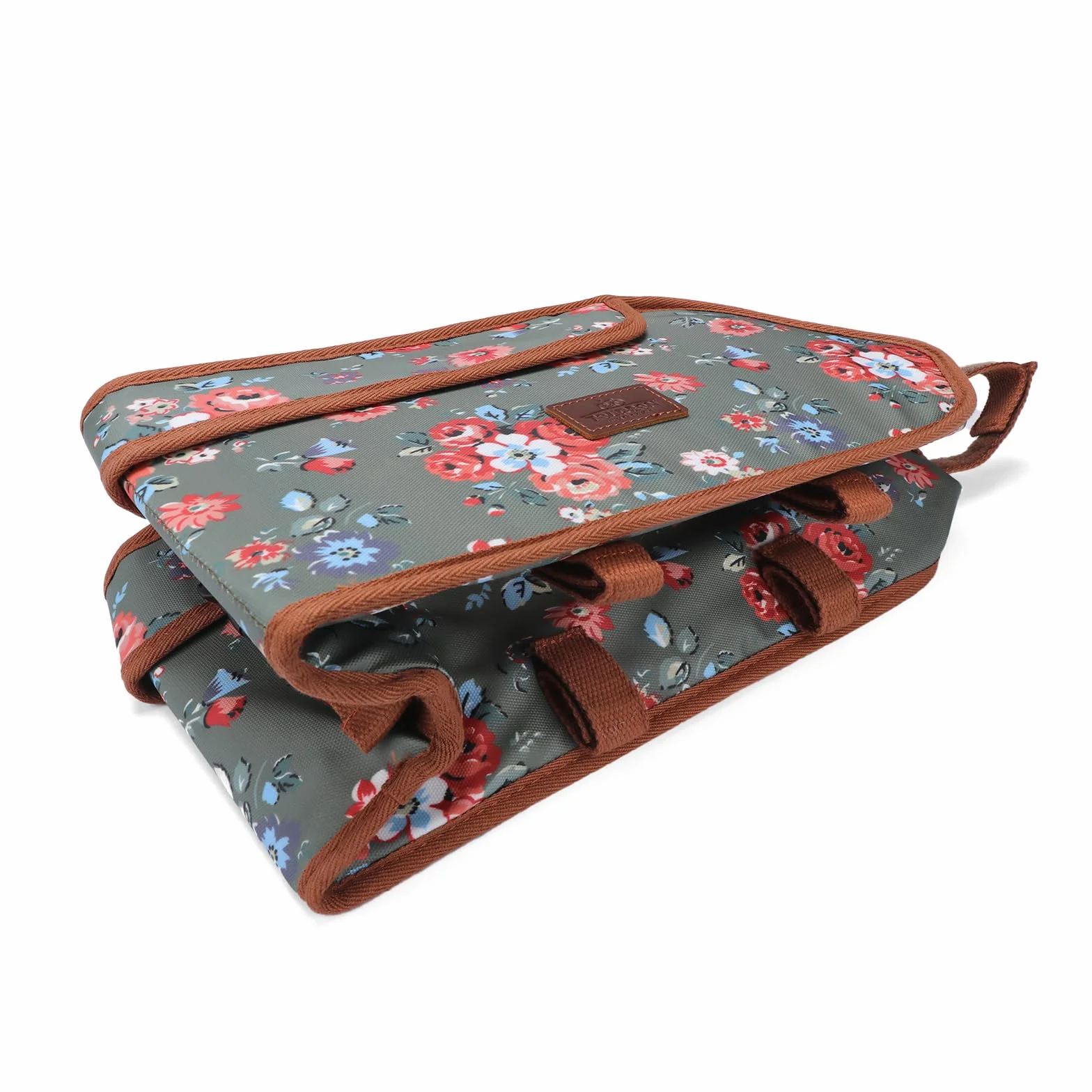 Impermeabile Tela Bicicletta Pannier Bike Portapacchi Posteriore Isolato Tronco Cooler Bag Takeaway Food Delivery Caso Fiore Verde