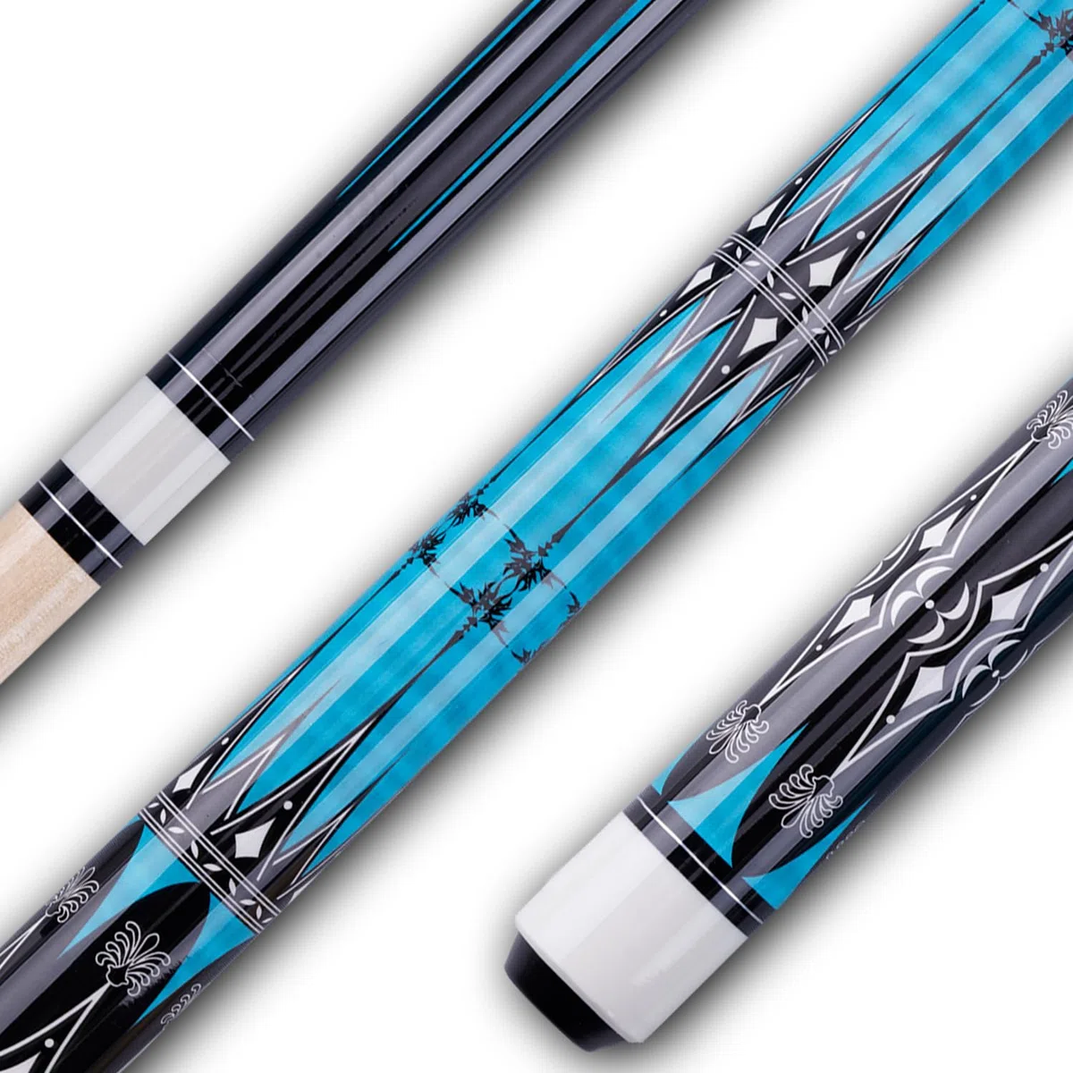 13mm 58 Pollici 19 20 Once Stecche Biliardo Pool,1/2 Maple Pool Cue Stick,Bastone da Biliardo da Bar per Uomini e Donne.