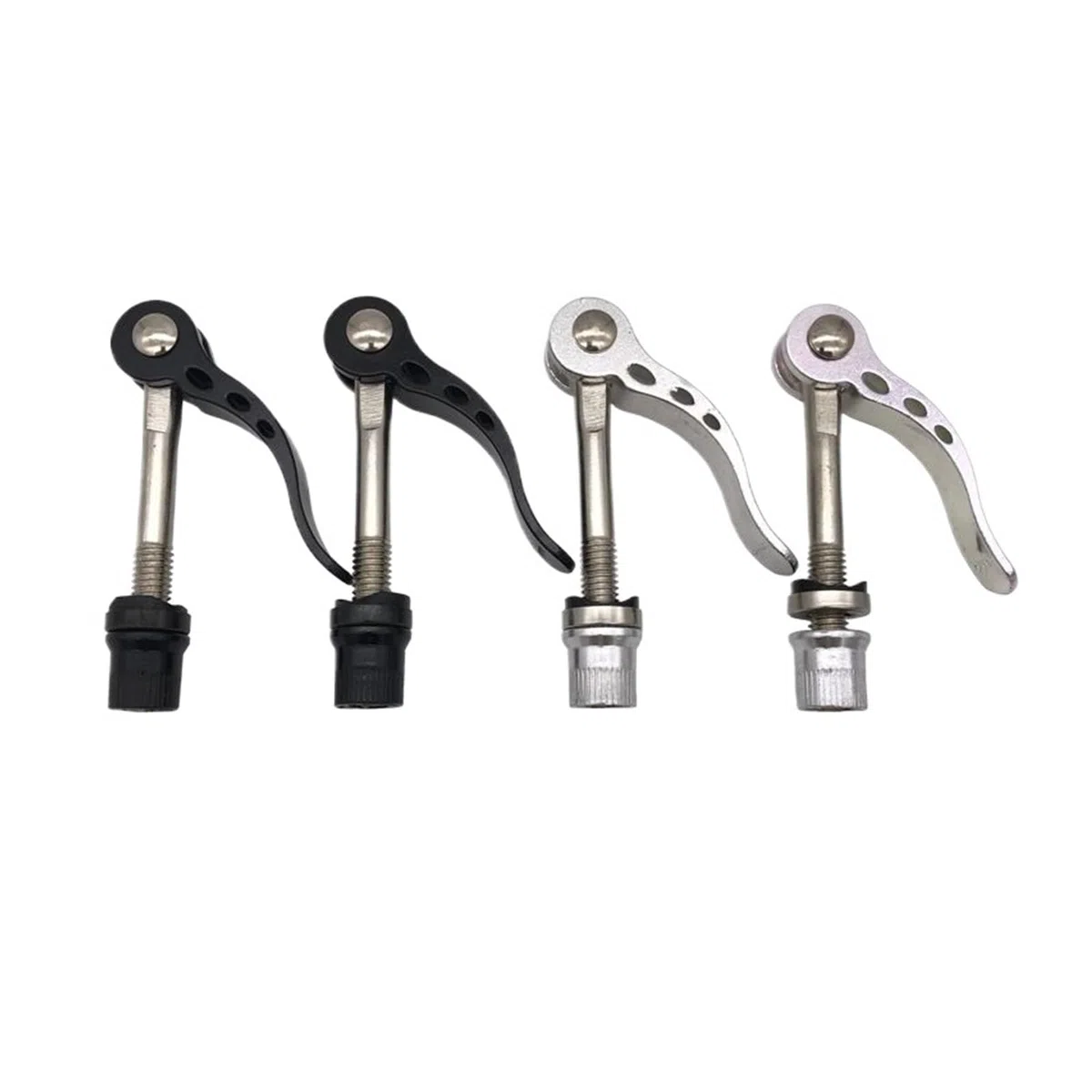 1 pz M8 50/55/60/65/75 mm Vite a sgancio rapido Morsetto reggisella bici Bullone spiedino in alluminio Ricambi for ciclismo Strumento,Morsetto per reggisella bicicletta(M8x75mm Silver Color)