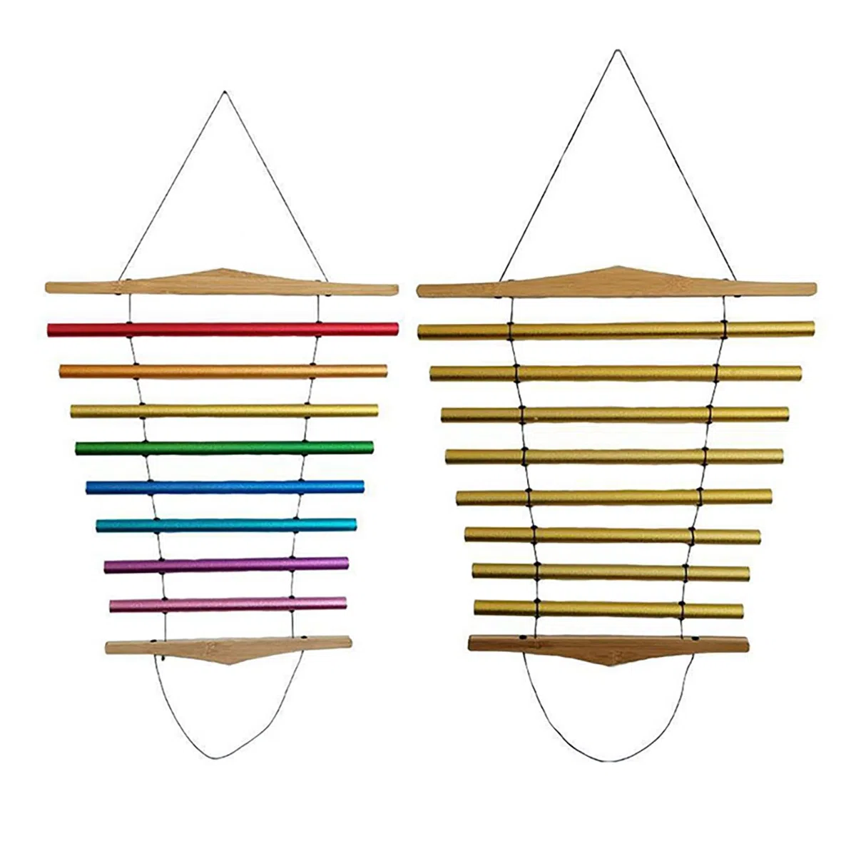 Campanelli tubolari a manovella, suoneria melodico, campane musicali per yoga e meditazione, strumento a percussione professionale per la guarigione del suono