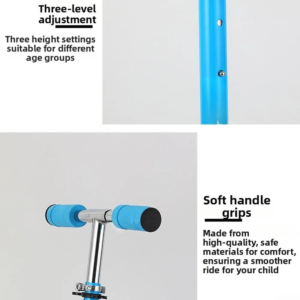 Snow and Land Sled - Monopattino da neve 2 in 1, doppio uso, per adulti e bambini, per tutti i terreni, in PVC resistente all'abrasione, per attività all'aperto e invernali