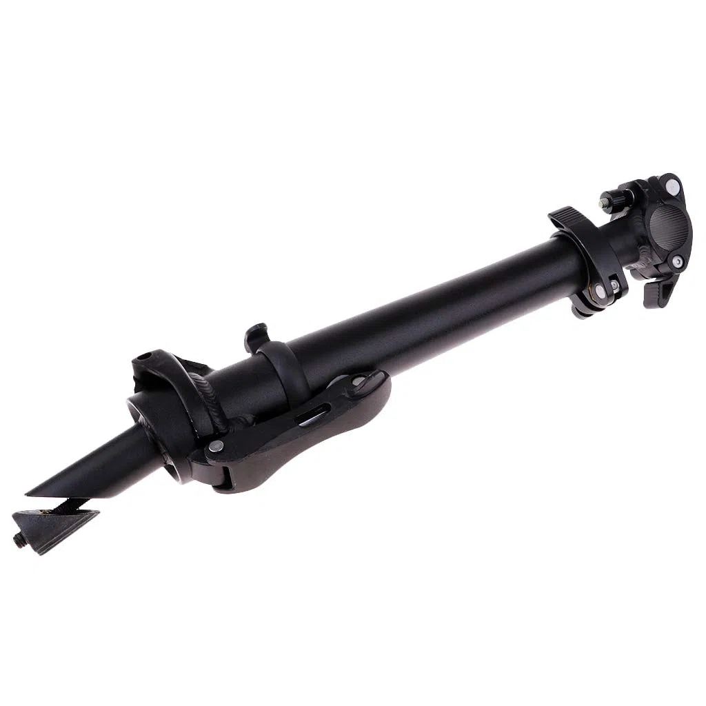 P Prettyia Manubrio Canotto Bicicletta Pieghevole A Sgancio Rapido Regolare Accessori Sportivo - Nero