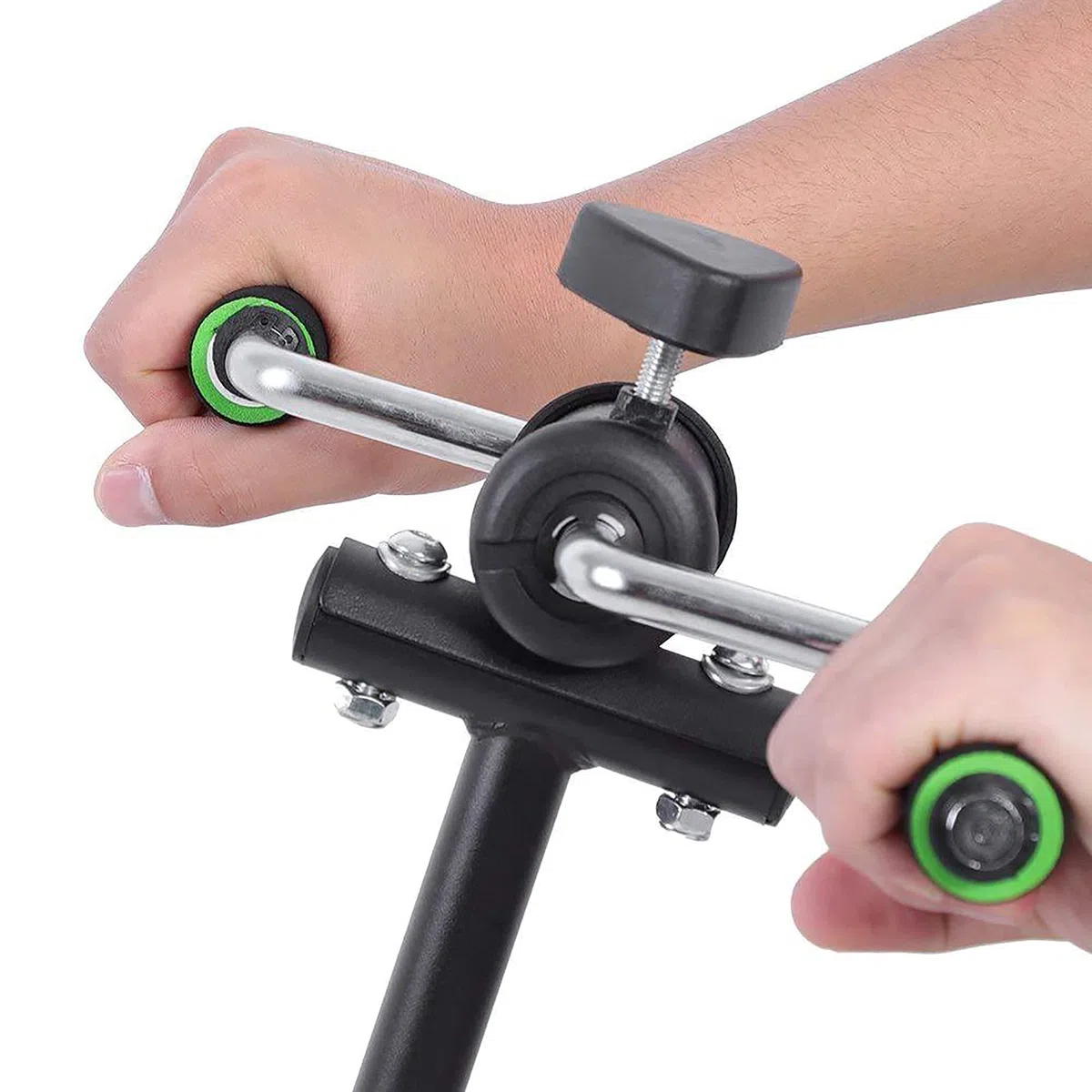 Mini Cyclette elettrica da Interno, Tapis roulant Verticale con corrimano per Anziani, Attrezzatura per Esercizi per Mani e Gambe