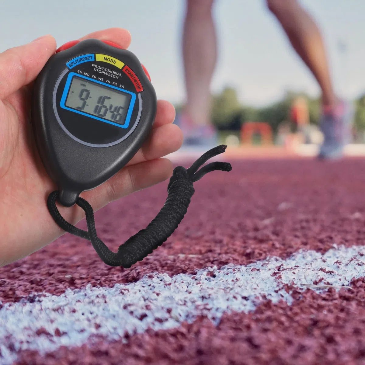 Toddmomy 4 Set Cronometro Per Sport E Fitness Timer Elettronico Portatile Per Corsa E Allenamento Con Lanyard E Design Ergonomico Resistente E Facile Usare 2 Pezzi*4