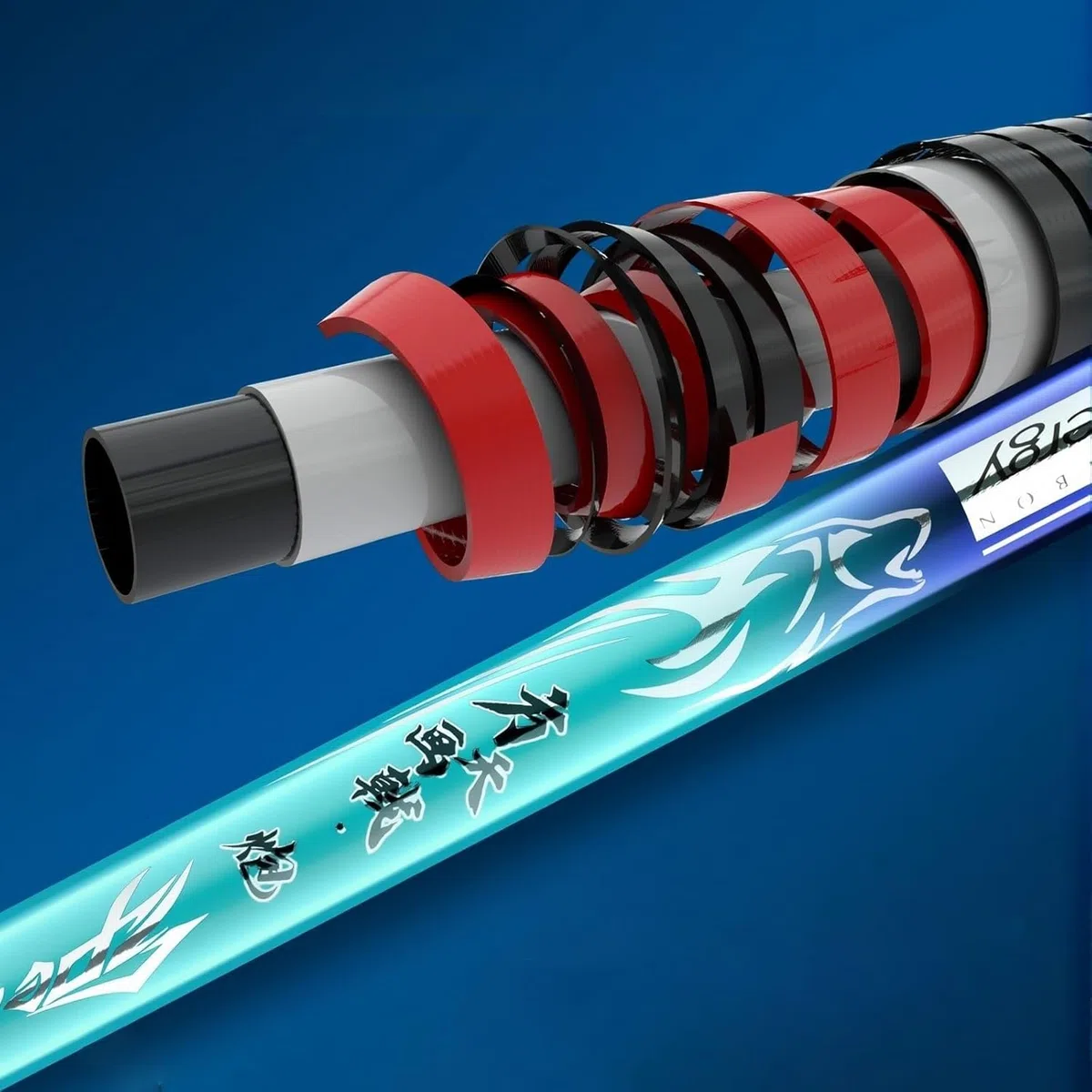 Canna da pesca telescopica in carbonio da 8 m, 9 m, 10 m, 11 m, 12 m, 13 m; canna da pesca super rigida e ultraleggera, canna da carpa per la pesca in acqua dolce