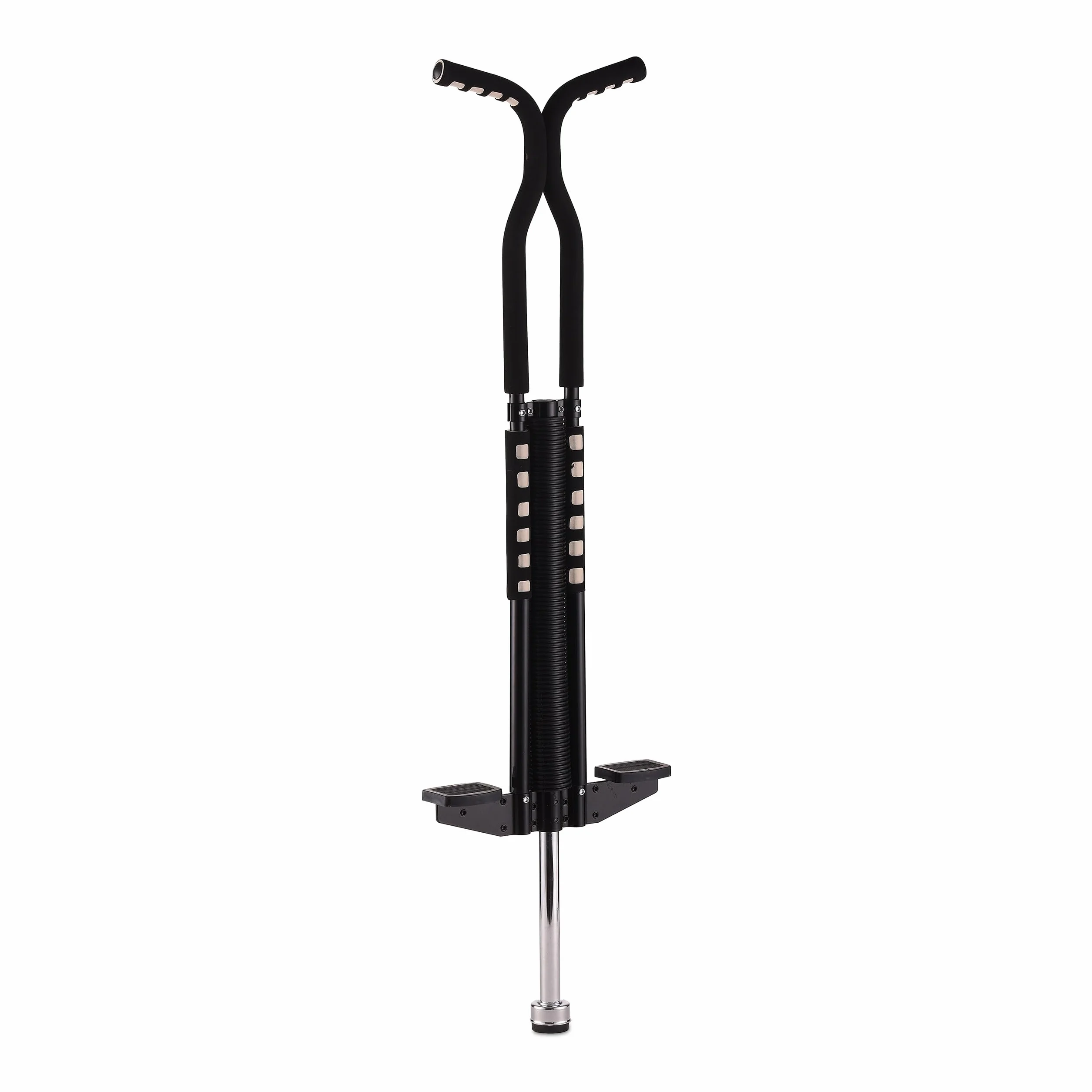 Relaxdays Salterello per Bambini, Pogo Stick, Bastone Salta-Salta, regge 60 kg, Impugnatura Imbottita, Acciaio Inox