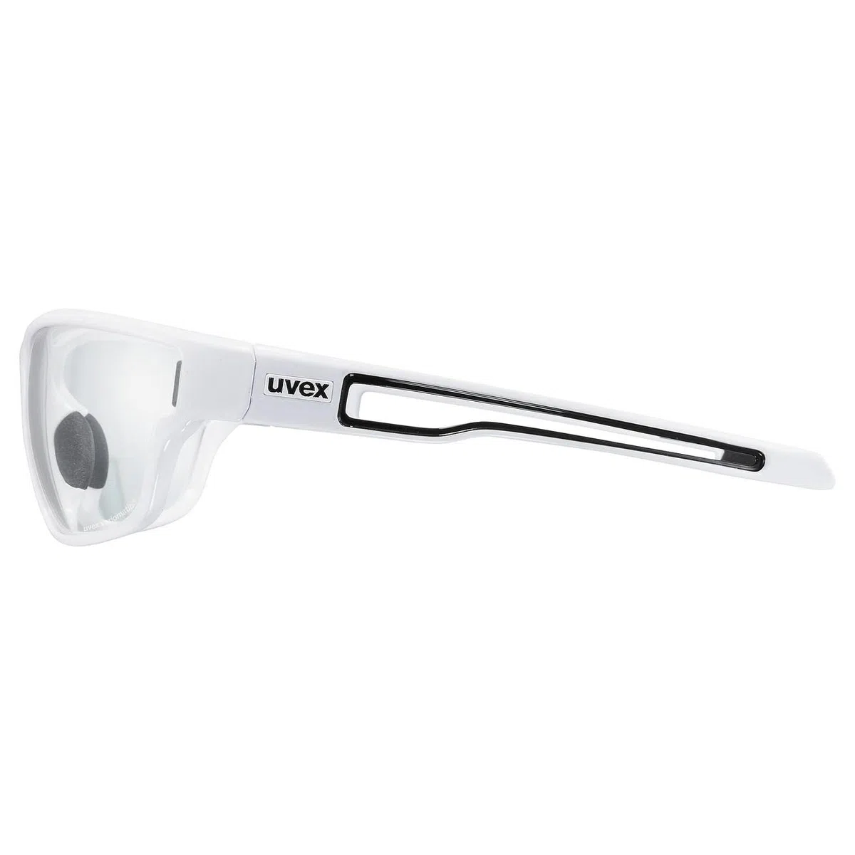 Uvex sportstyle 806 V, occhiali outdoor unisex, fotocromatico, privo di appannamenti, white/smoke, one size