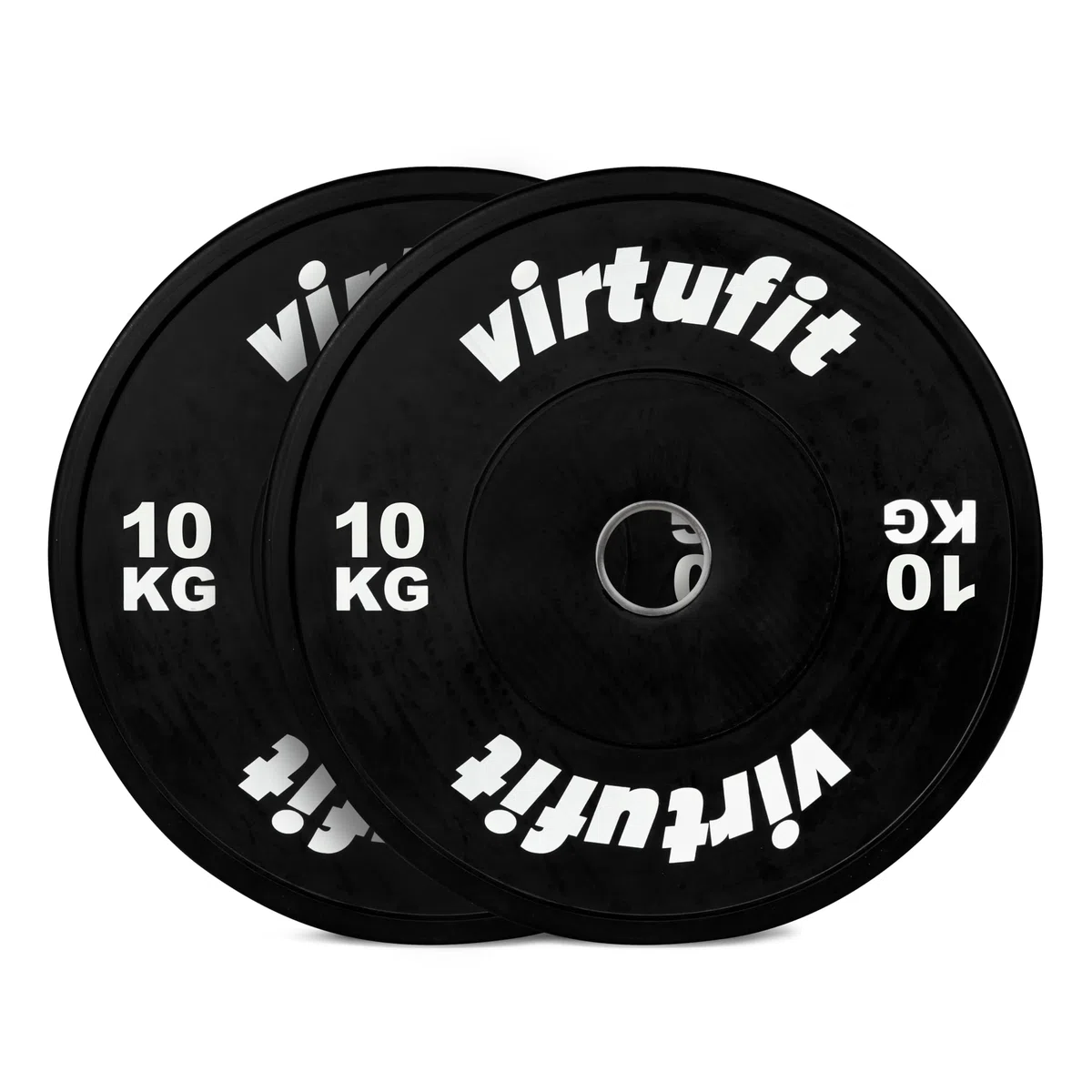 VirtuFit Set di dischi olimpionici in gomma, 50 mm, set da 2 x 10 kg
